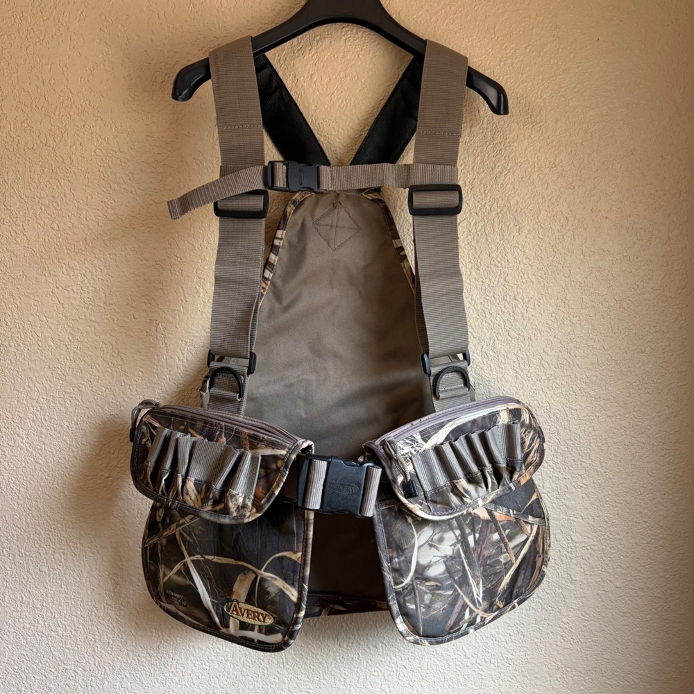 Avery Outdoors Waterfowl Hunting Belt Advantage Max-4 HD Camo Shell Loops Pocket